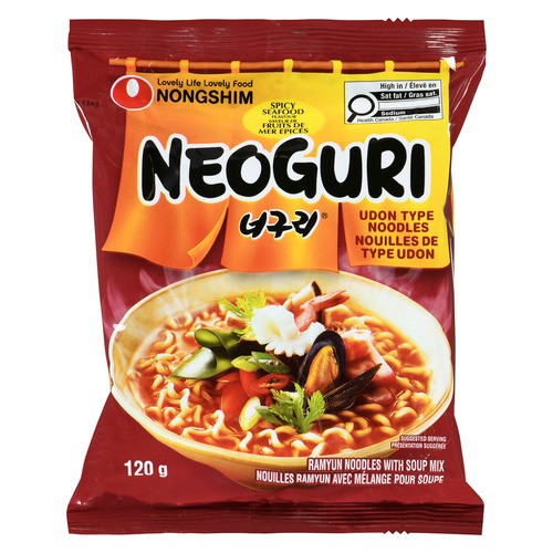 Nong Shim Neoguri Instant Noodles Spicy Seafood 120 g 