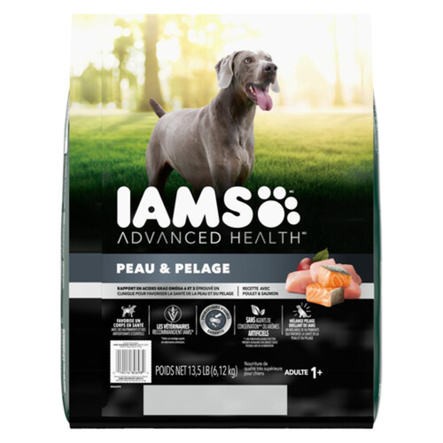 IAMS Advanced Health Dry Dog Food Chicken & Salmon Recipes 6.12 kg 