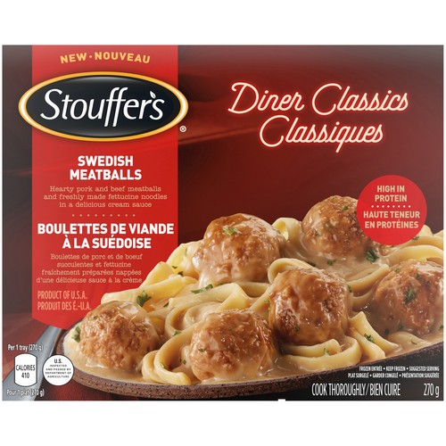 Stouffer's Frozen Diner Classics Swedish Meatballs 270 g