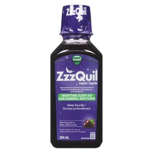 Vicks ZZZQuil Sleeping Aids Syrup Berry 354 ml