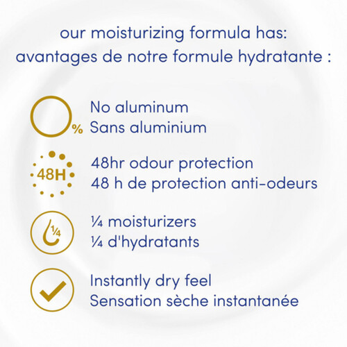 Dove 0% Aluminum Free Whole Body Deodorant Spray With 1/4 Moisturizers 113 g