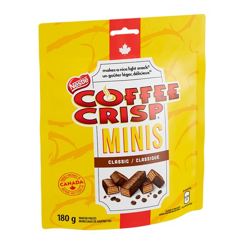 Nestlé Coffee Crisp Chocolate Bars Minis Classic 180 g