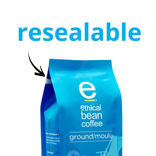 Ethical Bean Organic Ground Coffee Decaf Dark Roast 227 g