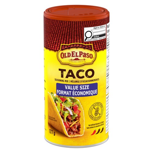 Old El Paso Taco Seasoning Mix Original Value Size 177 g