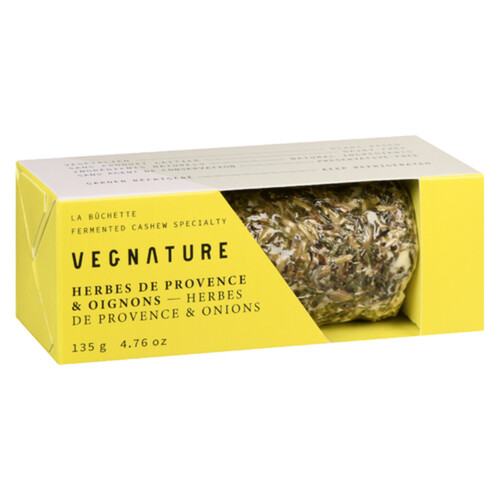 Veg Nature Plant Based Goat Cheese Herbes De Provence And Onions 135 g