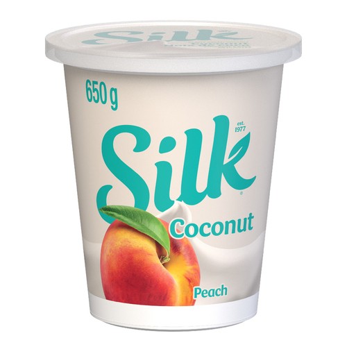 Silk Plant-Based Yogurt Coconut Peach 650 g
