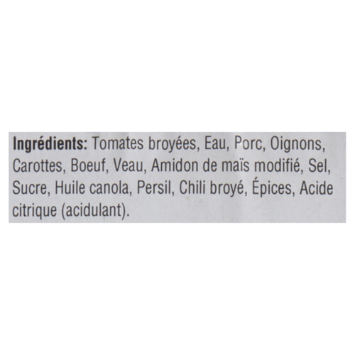 Délices D'Autrefois Pasta Sauce 3 Meats 700 ml