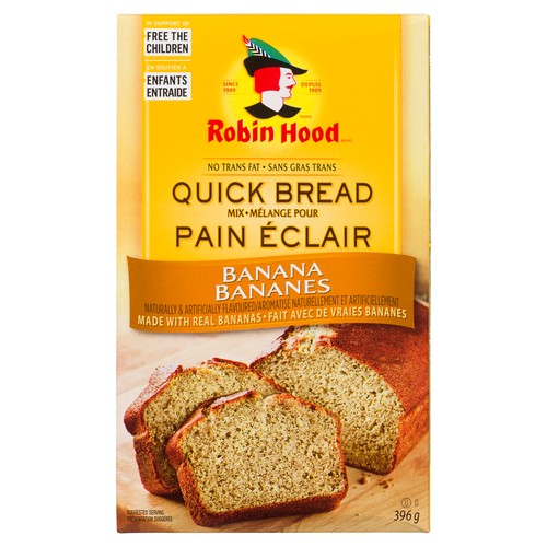 Robin Hood Quick Baking Mix Banana Bread 396 g