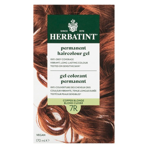 Herbatint Permanent Haircolour Gel 7R Copper Blonde 170 ml