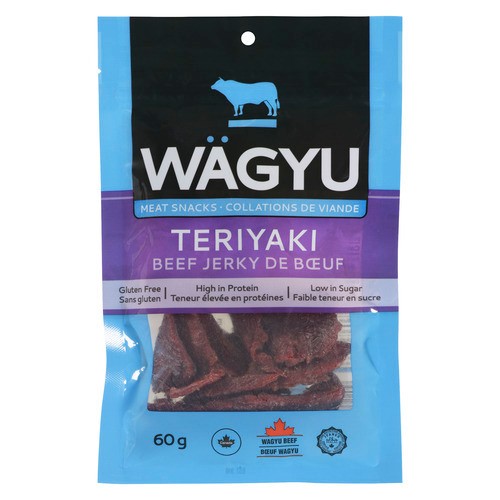 Riz Brands Wagyu Meat Snacks Jerky Teriyaki Beef 60 g