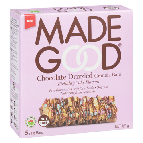 MadeGood Organic Granola Bar Birthday Cake 120 g