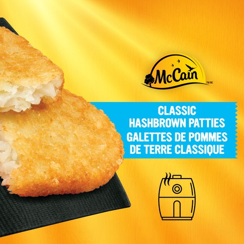 McCain Frozen Hashbrown Potato Patties Classic 20 Count