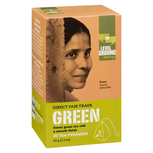 Level Ground Trading Green Tea Pyramids 60 g