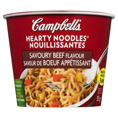 Campbell's Hearty Noodle Soup Savoury Beef 55 g