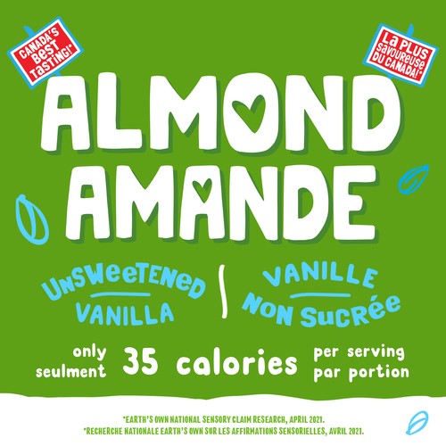 Earth's Own Unsweetened Almond Milk Alternative Vanilla 1.89 L