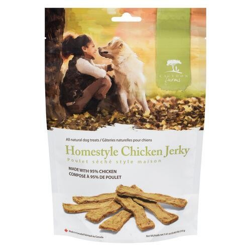 Caledon Farms Dog Treats Homestyle Chicken Jerky 210 g