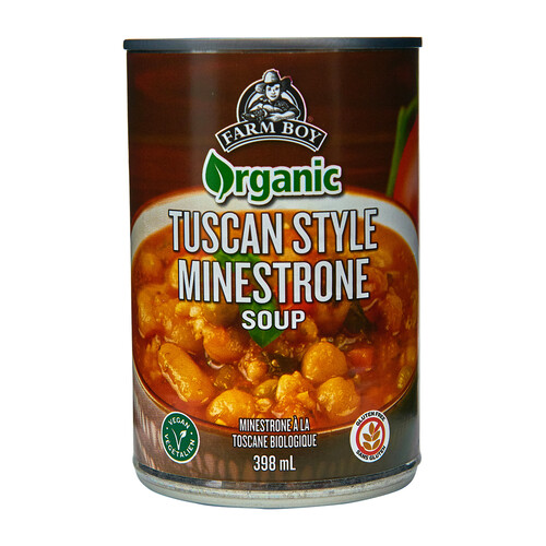 Farm Boy Organic Soup Tuscan Style Minestrone 398 ml