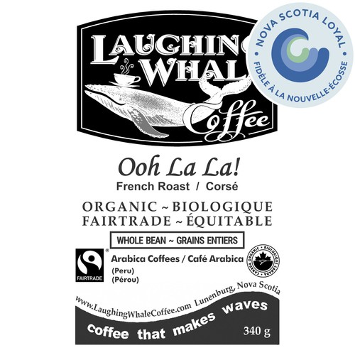 Laughing Whale Ooh La La Whole Bean Coffee 340 g