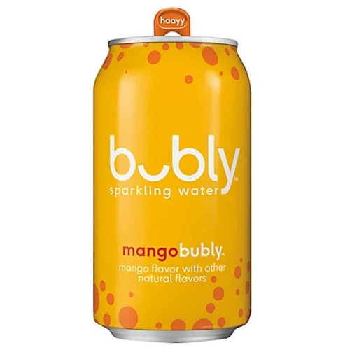 Bubly Sparkling Water Mango 355 ml (can)
