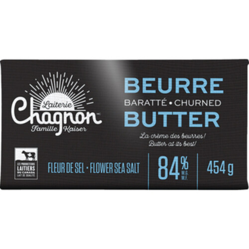 Chagnon Churned 84% Butter Salted 454 g