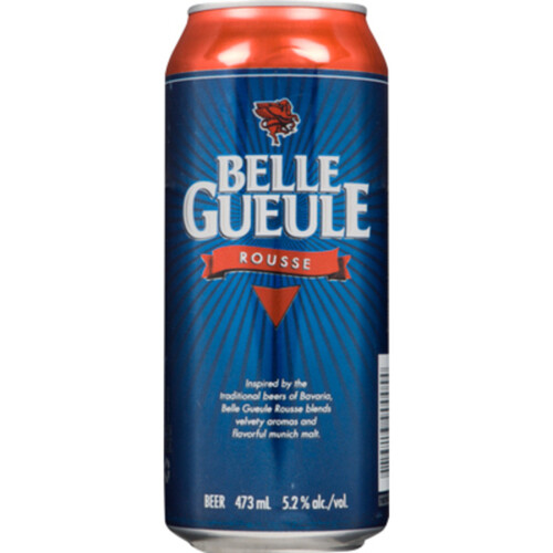 Belle Gueule Rousse Beer 5.2% Alcohol 473 ml (can)