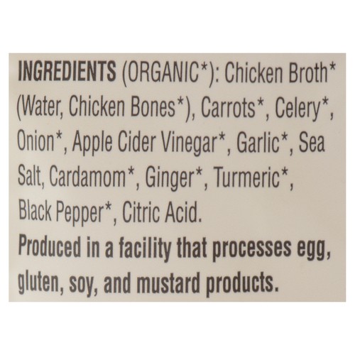Broya Organic Chicken Bone Broth Turmeric & Ginger 500 ml