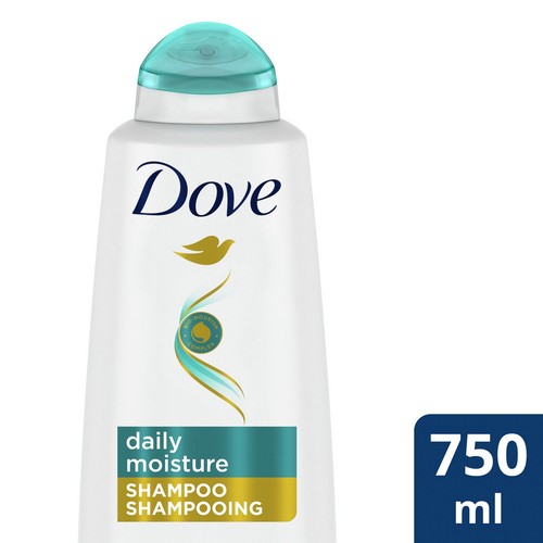 Dove Daily Moisture Shampoo Moisturizes With Bio-Nourish Complex 750 ml