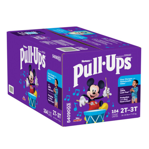 Huggies Pull-Ups Training Pants For Boys 2T-3T 104 Count