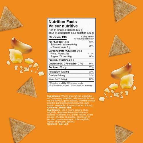 Triscuit Crackers Thin Crisp Garlic Parmesan 200 g