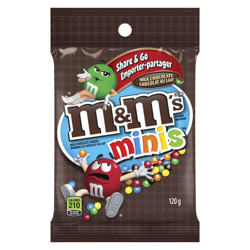 M&M'S Milk Chocolate Candies Mini Sharing Bag 120 g