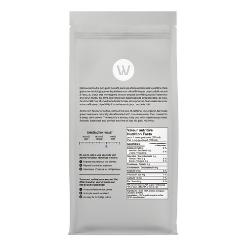 William Spartivento Organic Zen Coffee Beans Decaf 650 g
