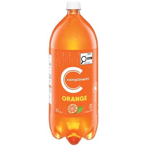 Compliments Soft Drink Orange 2 L (bottle)