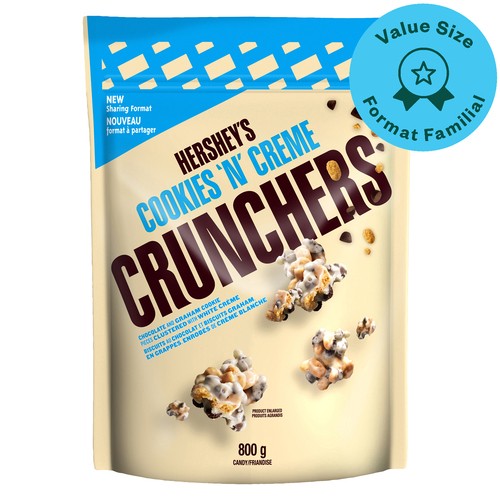 Hershey's Crunchers Cookies N Creme 800 g