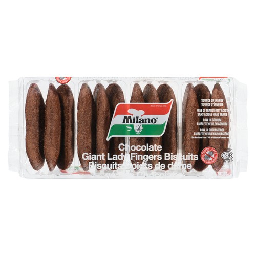 Milano Giant Lady Fingers Biscuits Chocolate 150 g