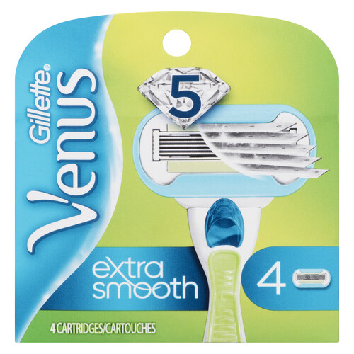 Gillette Venus Extra Smooth Razor Blade Refill 4 Cartridges