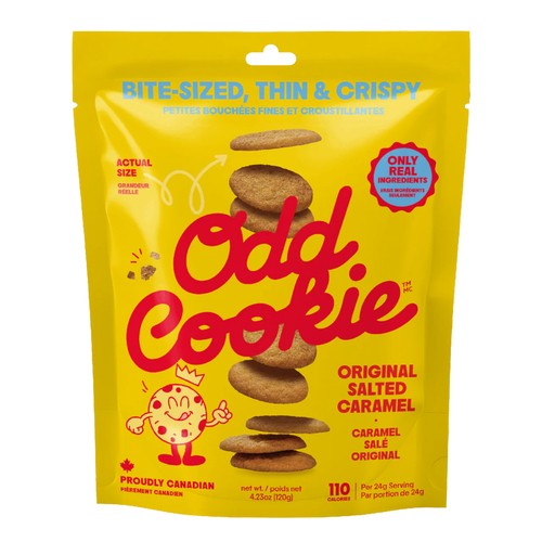 Odd Cookie Snacks Original Salted Caramel 120 g