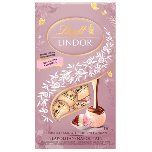 Lindt Lindor Neapolitan Chocolate 150 g - Voilà Online