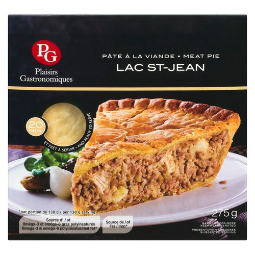 Plaisirs Gastronomiques Meat Pie Lac St-Jean 275 g