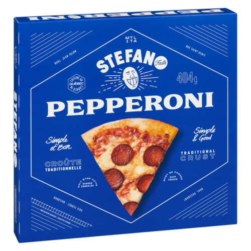 Stefano Frozen Pizza Pepperoni & Cheese 404 g