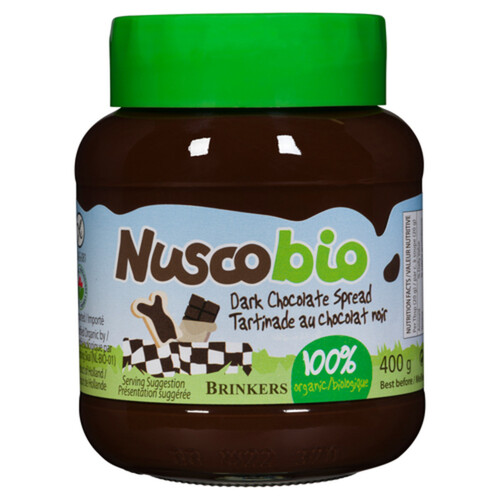 Nuscobio Dark Chocolate Spread 400 g