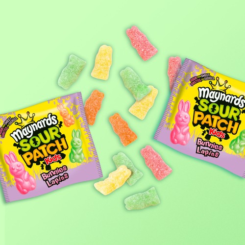 Maynards Sour Patch Kids Bunnies Candy For Easter 225 g