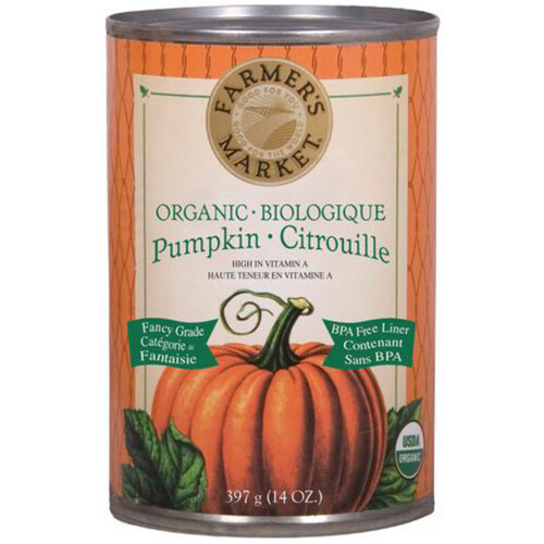 Farmer's Market Organic Natural Pumpkin 397 g