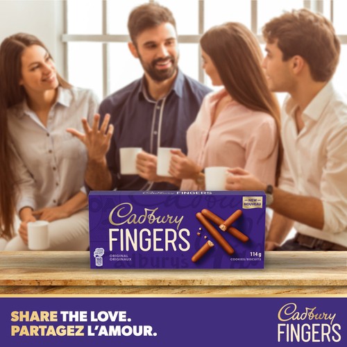 Cadbury Fingers Cookie Original Chocolatey 114 g