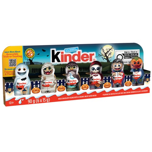 Kinder Surprise Halloween Milk Chocolate Figures Pack 90 g