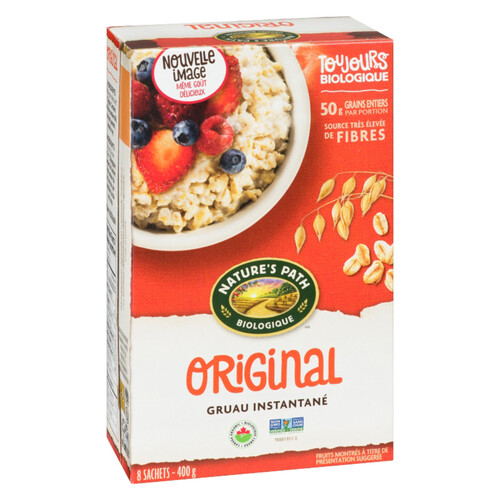 Nature's Path Organic Instant Hot Oatmeal Original 8 x 50 g