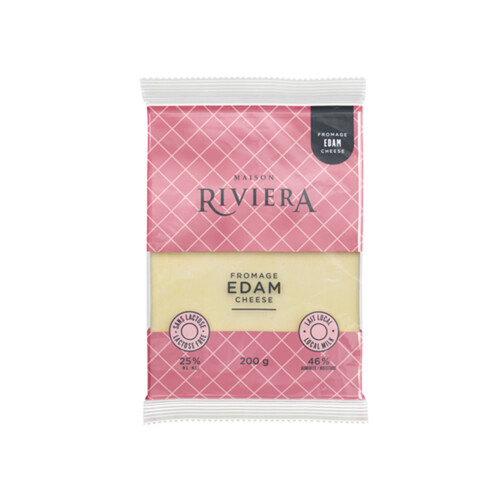 Riviera Lactose-Free Edam Cheese 200 g