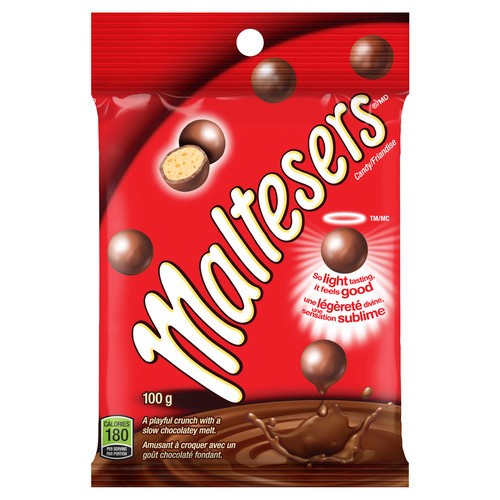 Maltesers Milk Chocolate Candy Bites Bag 100 g