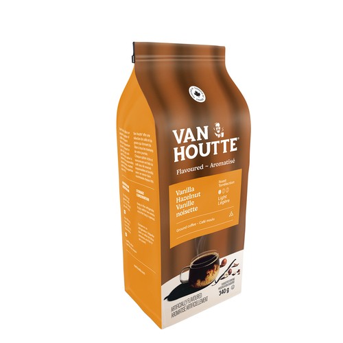 Van Houtte Ground Coffee Light Roast Vanilla Hazelnut 340 g