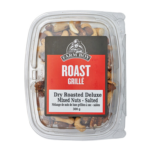 Farm Boy Mixed Nuts Dry Roasted Deluxe Mix Salted 300 g