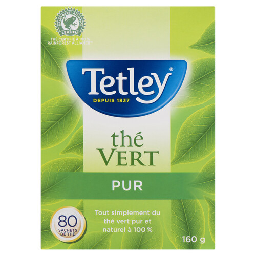 Tetley Pure Green Tea 80 Tea Bags